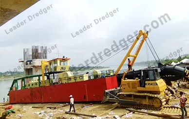 LD3700 cutter suction dredger is applied to sand dredging to complete delivery - Leader Dredger